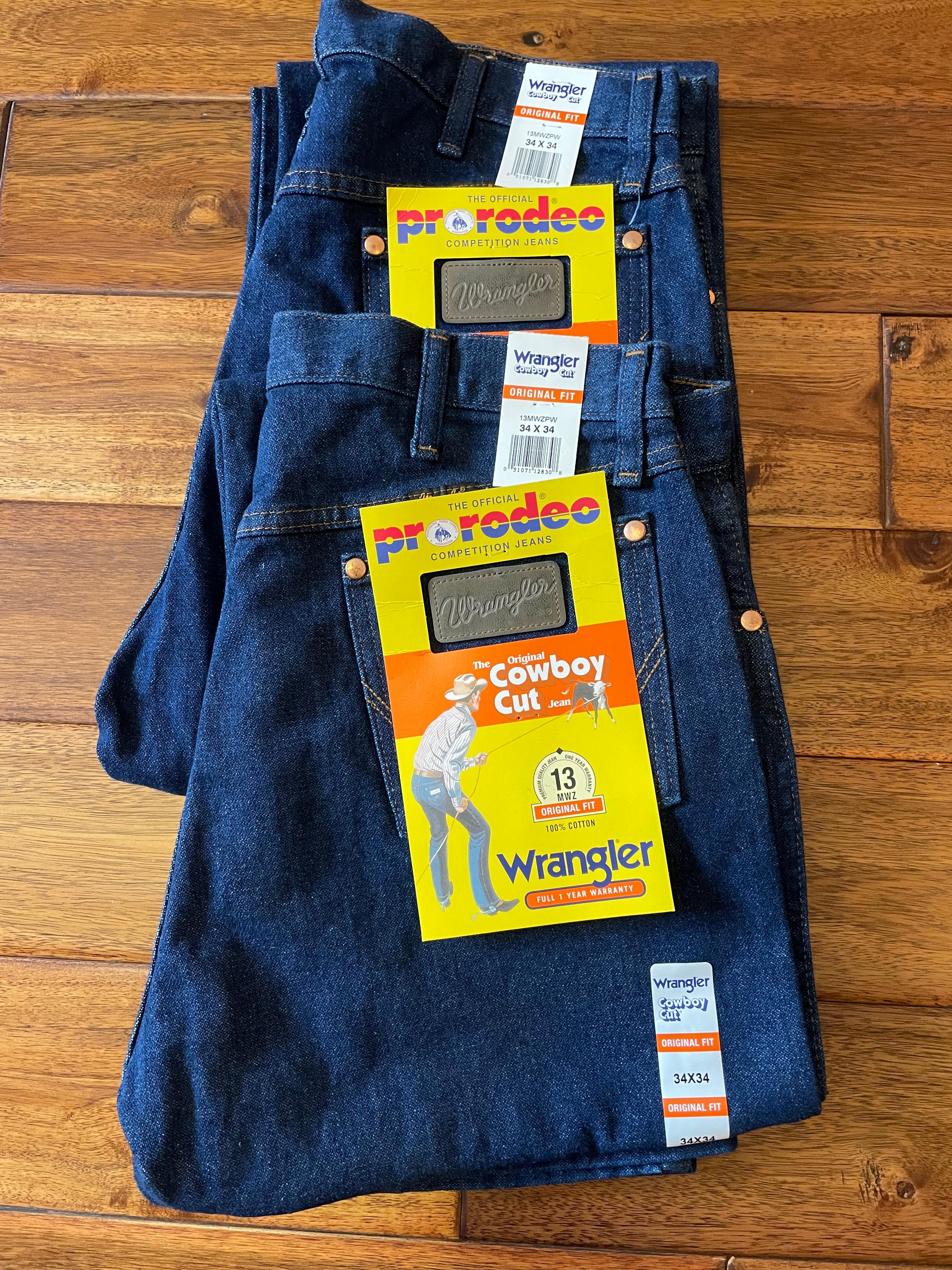 Photo of 2 pair of mens Wrangler jeans