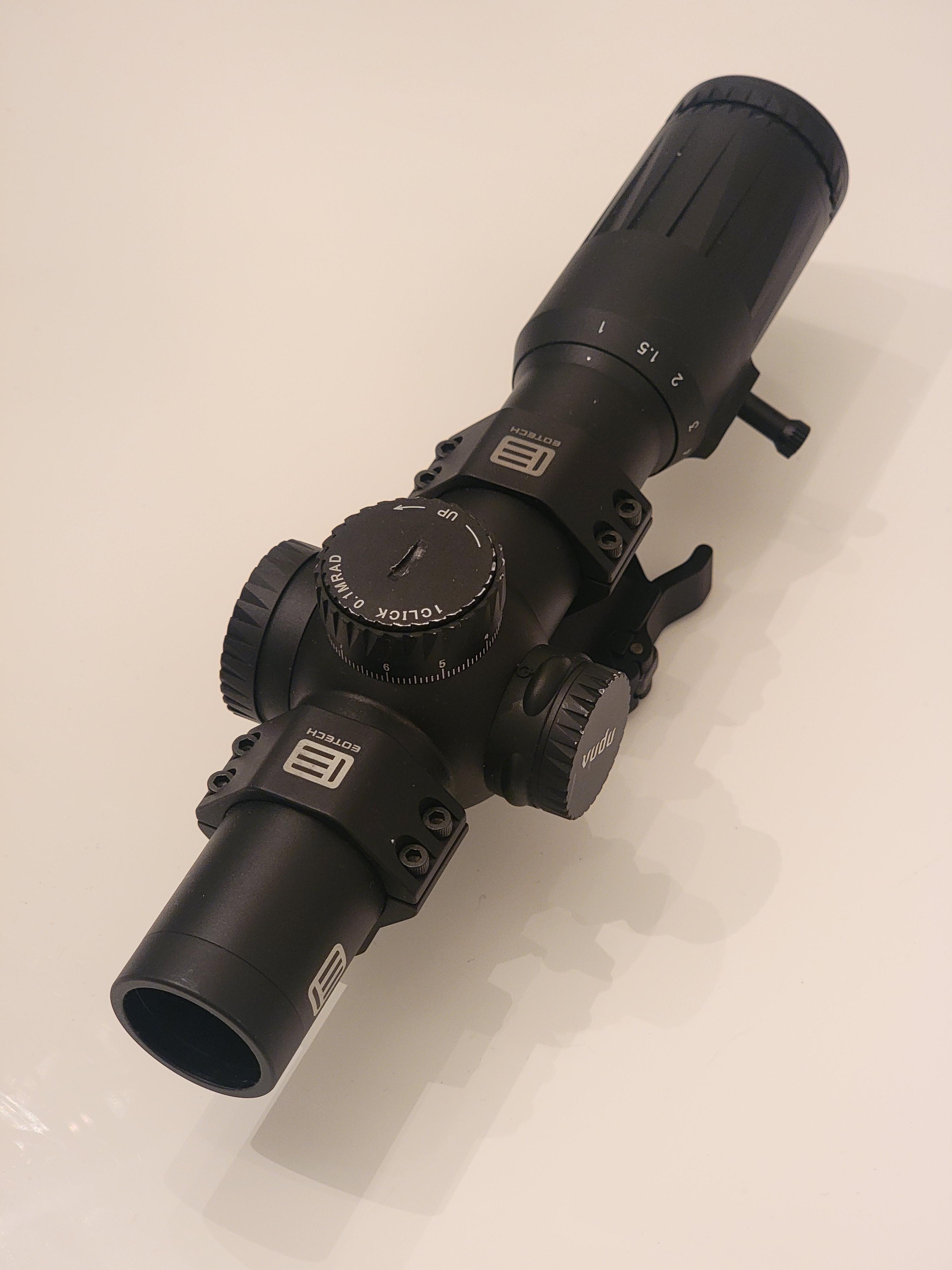 Photo of EOTech Vudu Optics, 1-10X28 FFP, SR-5 MRAD Reticle, 34mm Plus Mount