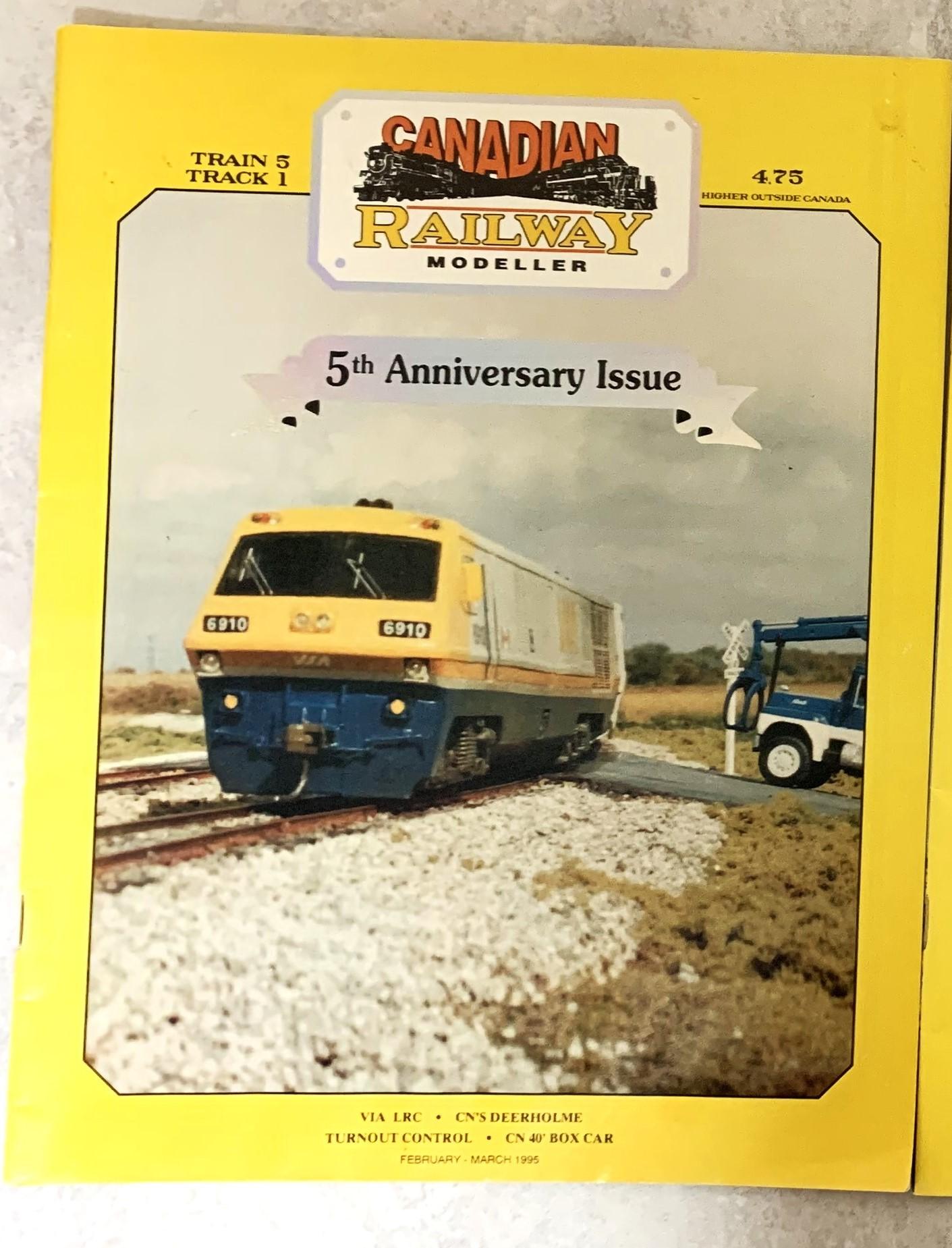 Photo of CANADIAN RAILWAY MODELLER MAGAZINES