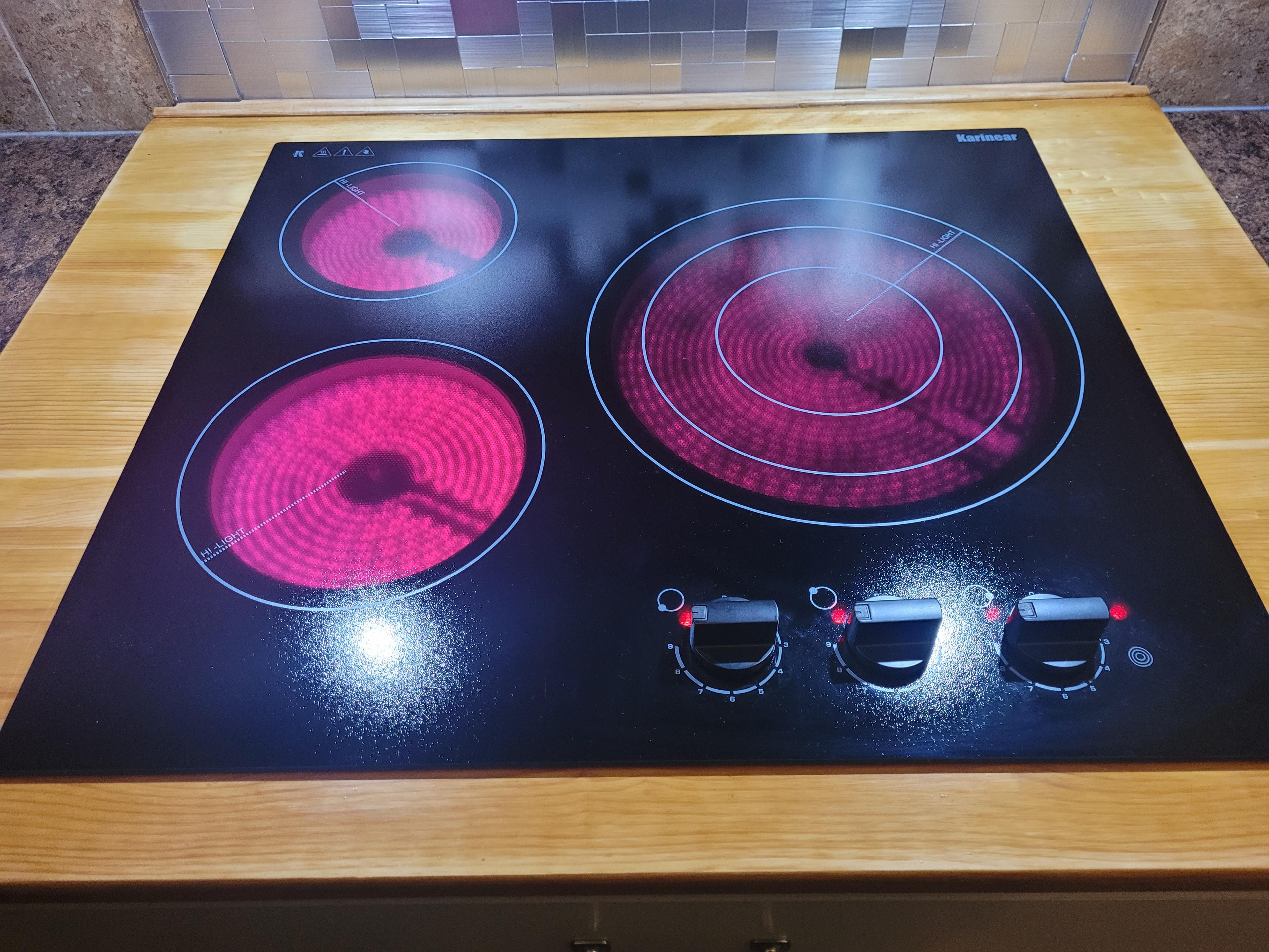 Photo of 3 Burner glass stovetop