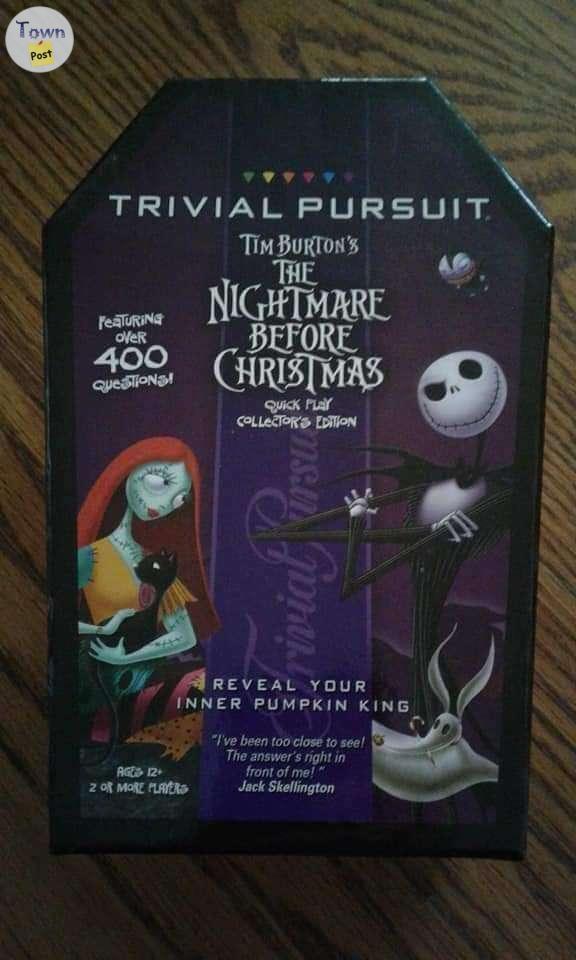 Photo of Nightmare before Christmas trivia game