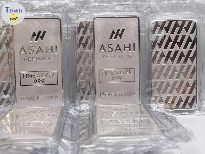 Photo of 10 oz Asahi Mint Silver Bars