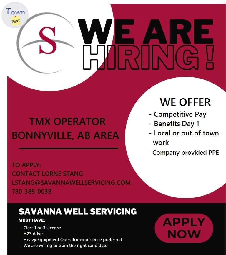 Photo of TMX Operator - Bonnyville, AB Area