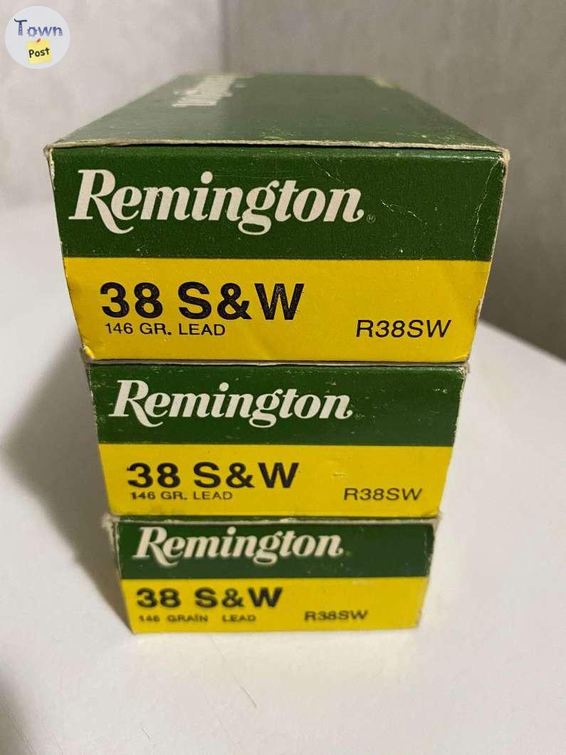 Photo of .38 Smith & Wesson ammo.