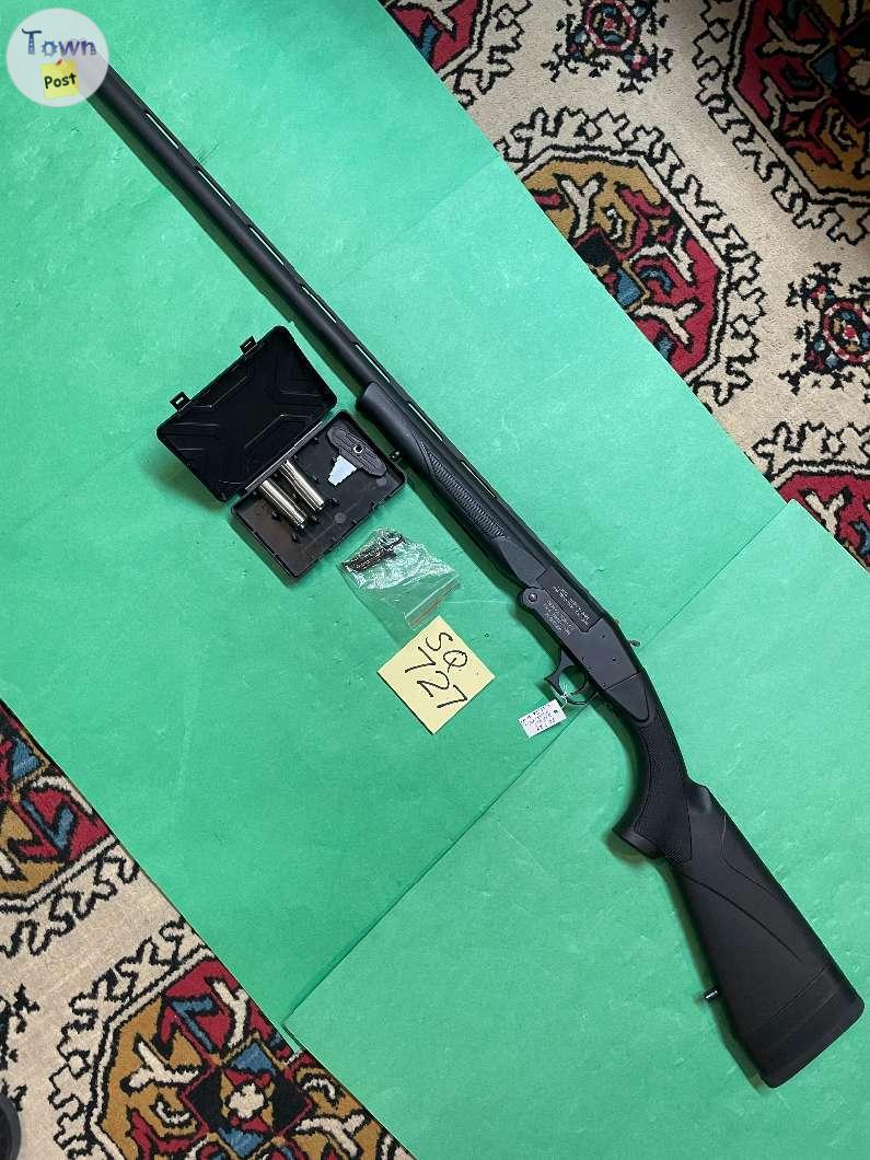 Photo of DERYA TRADITION 12 GA SINGLE SHOT, NEW COND  $200