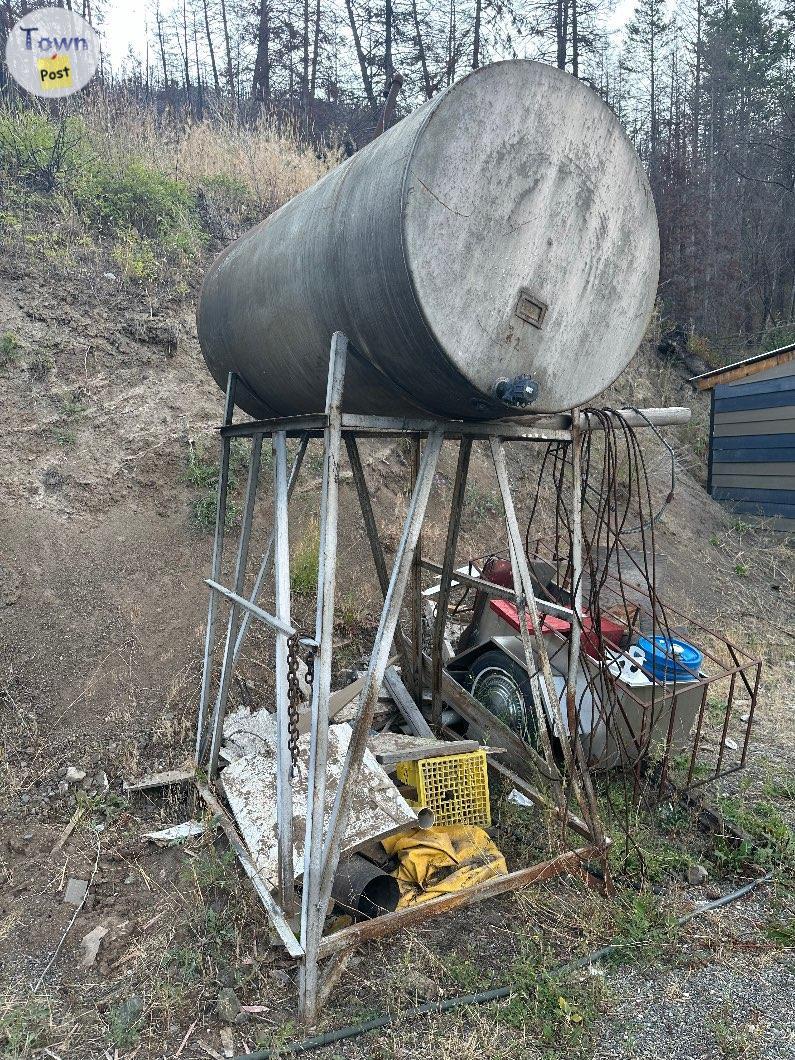 Photo of Fuel storage tank with frame