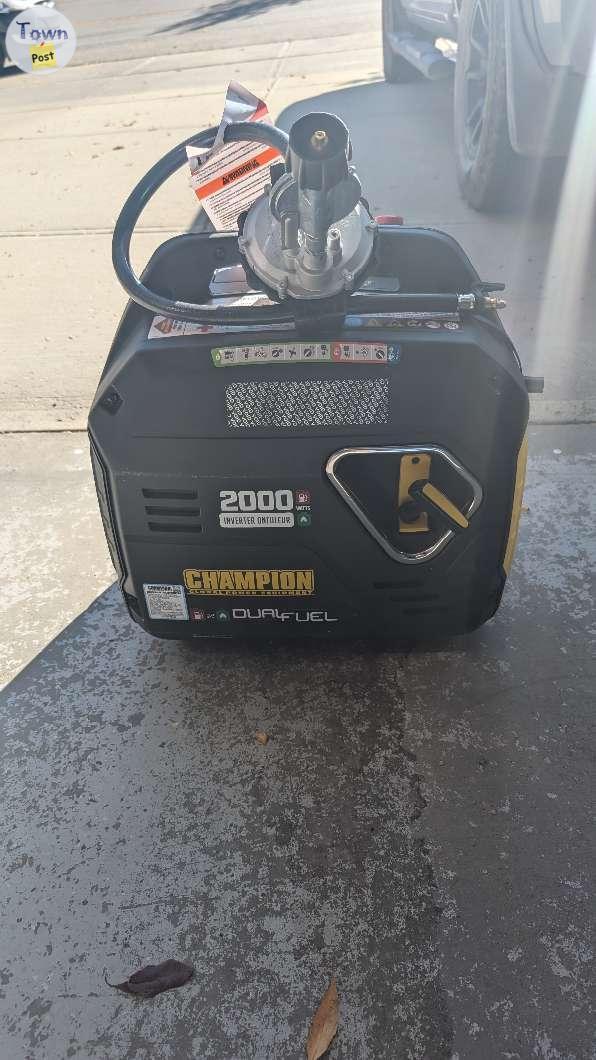 Photo of Champion 2000w dual fuel generator 