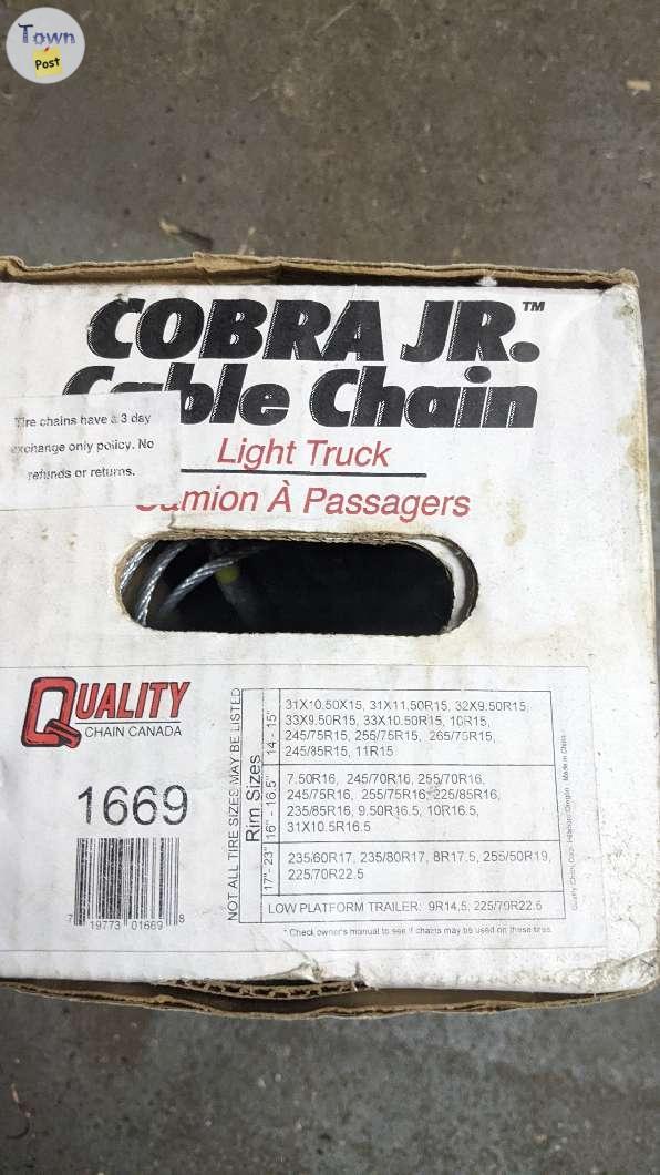 Photo of WINTER CABLE CHAINS FOR SALE 