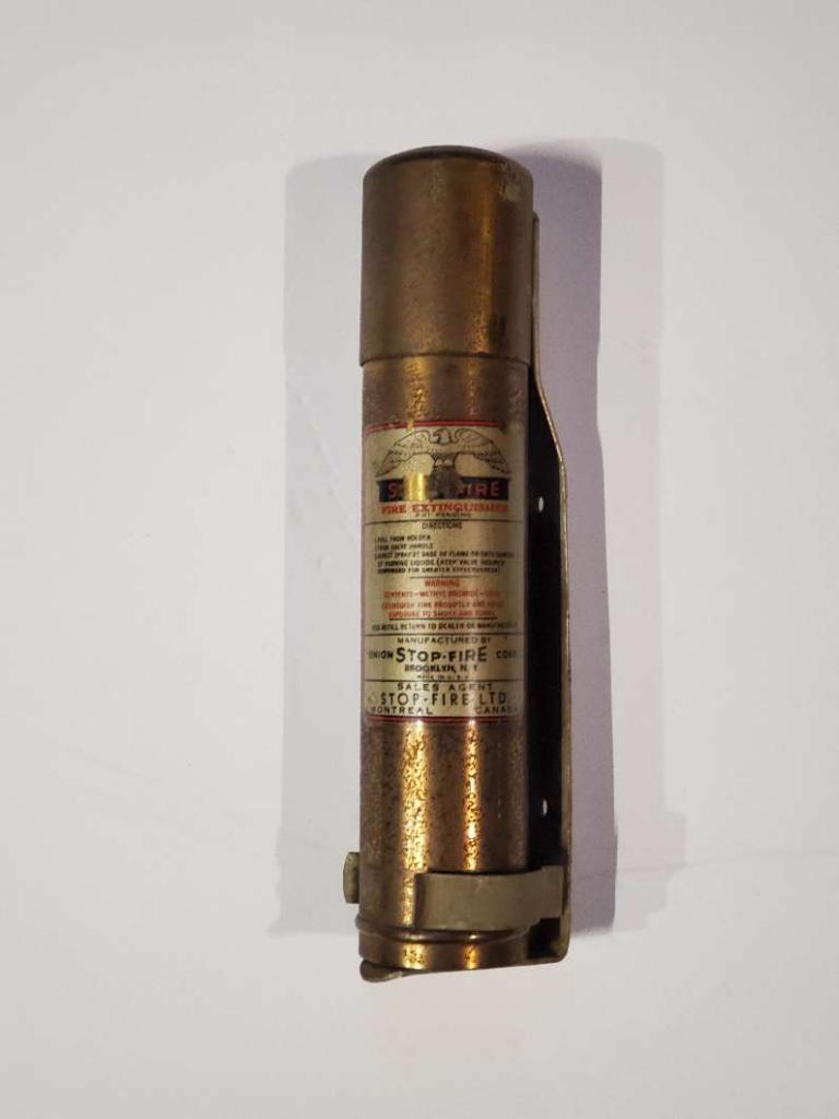 Photo of Vintage *Stop Fire*  Mini Fire Extinguisher 