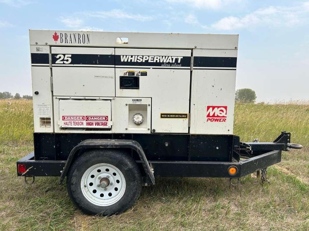 Photo of MultiQuip Whisperwatt 25Kva Diesel Generator Trailer (NO DEF FLUID)